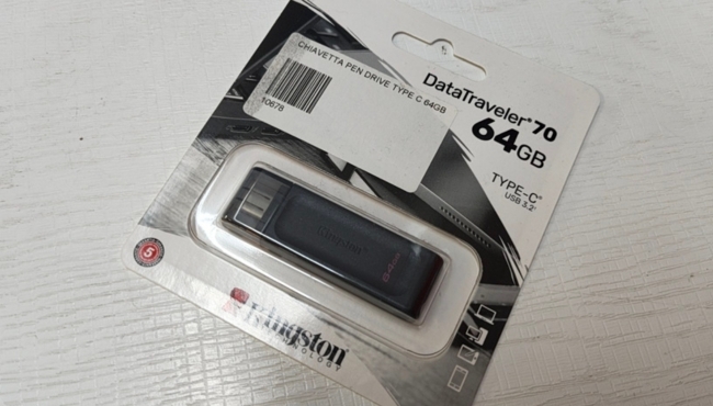 Pendrive Kingston da 64 Giga USB-C 3.2